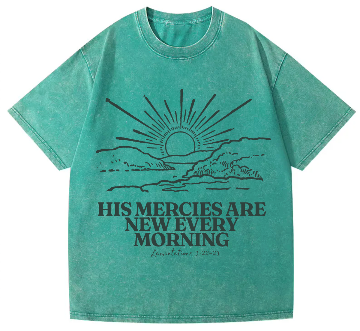 Mercy Pure Cotton Acid Washed Adult Unisex T Shirt